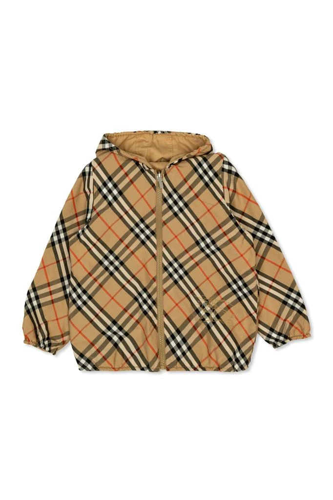 Burberry Kids Reversible hooded jacket 1