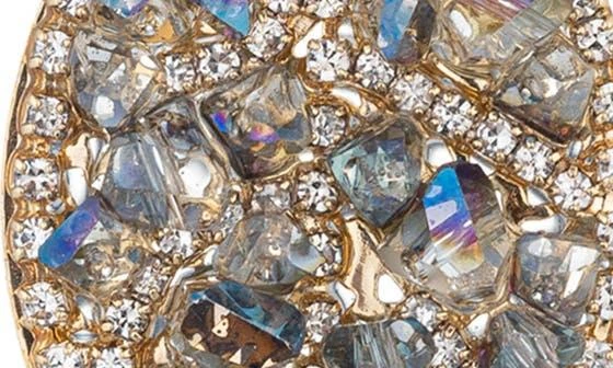 EYE CANDY LOS ANGELES Spring Leaf Crystal Drop Earrings 3