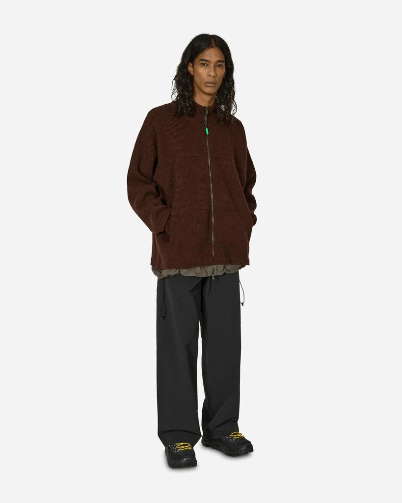 GR10K Felted Knit Sweater Rusty Brown 4
