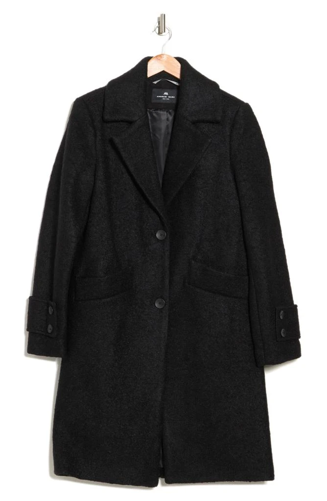 Andrew Marc Regine Pressed Bouclé Wool Blend Coat 4