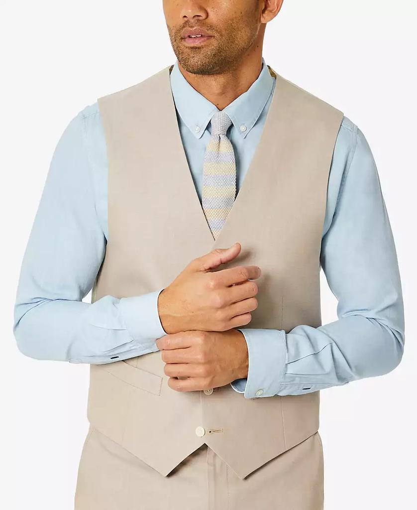 Tommy Hilfiger Men's Modern-Fit TH Flex Stretch  Chambray Suit Separate Vest