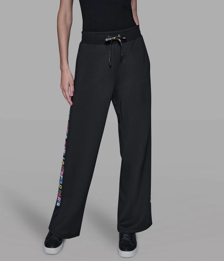 Karl Lagerfeld Paris MULTI-COLOR LOGO TAPE TRACK PANT 1