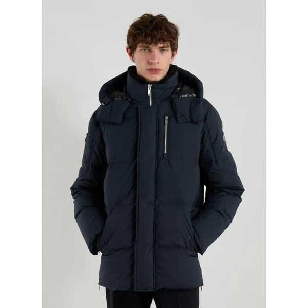 Moose Knuckles Quilted hooded puffer jacket