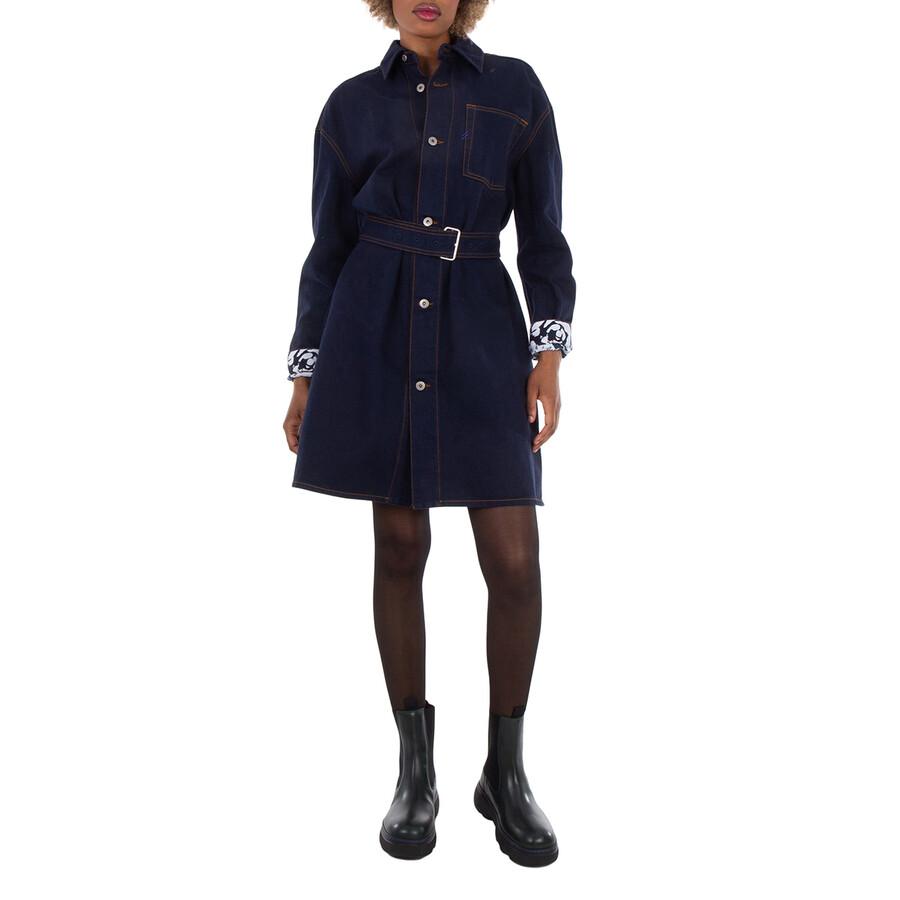 Burberry Japanese Belted Denim Shirtdress