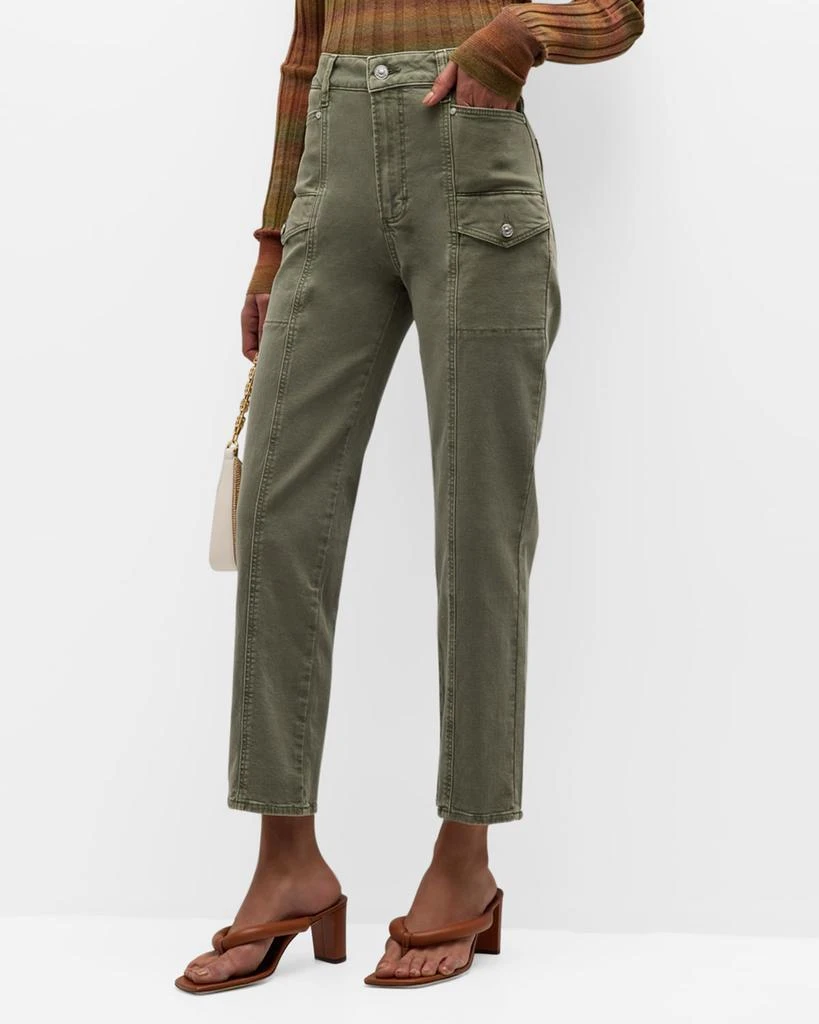 Paige Alexis Cropped Cargo Jeans 2