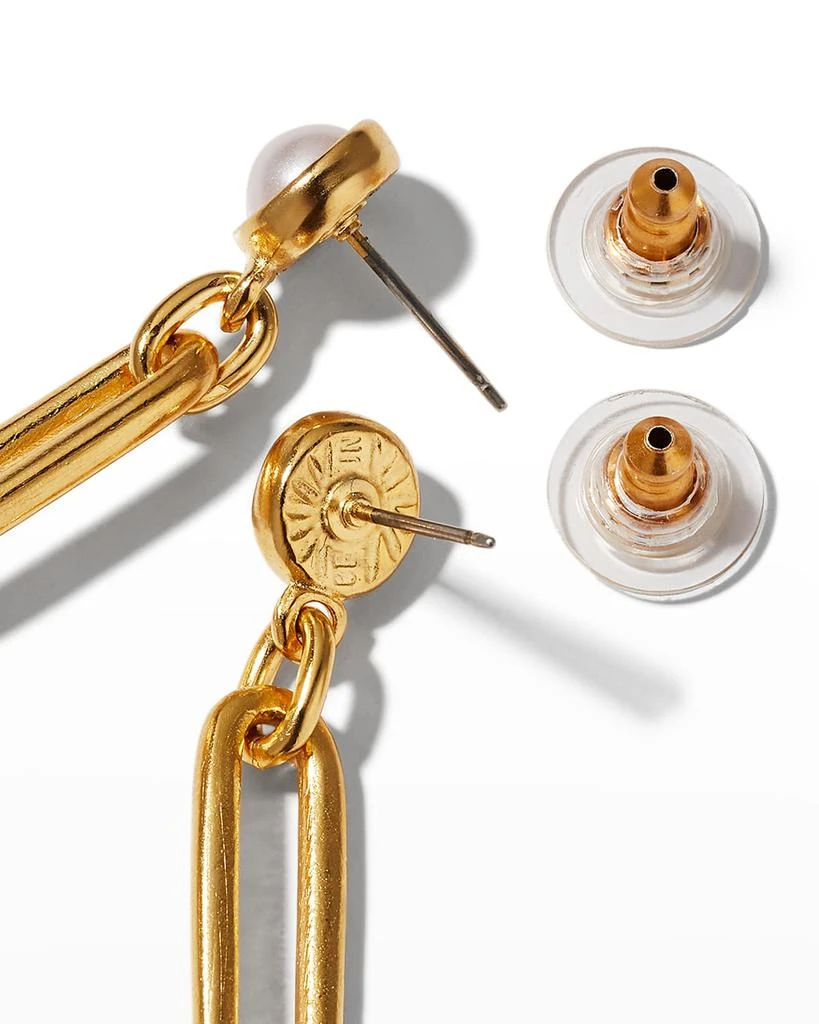 BEN-AMUN Pearly Post and Dangle Earrings 4