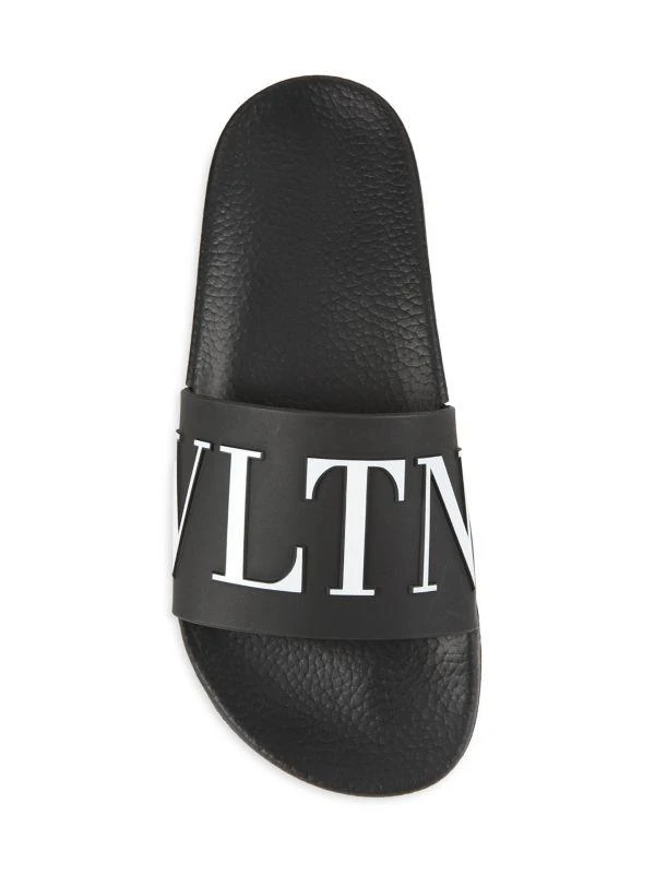Valentino Logo Rubber Slides 5