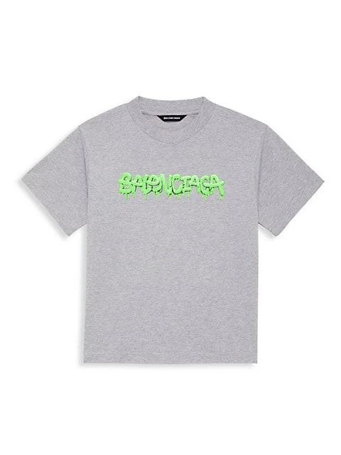 Balenciaga Little Kid's & Kid's Slim Logo T-Shirt 1