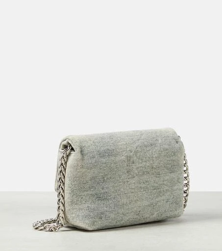 Balmain 1945 Soft Mini denim shoulder bag 4