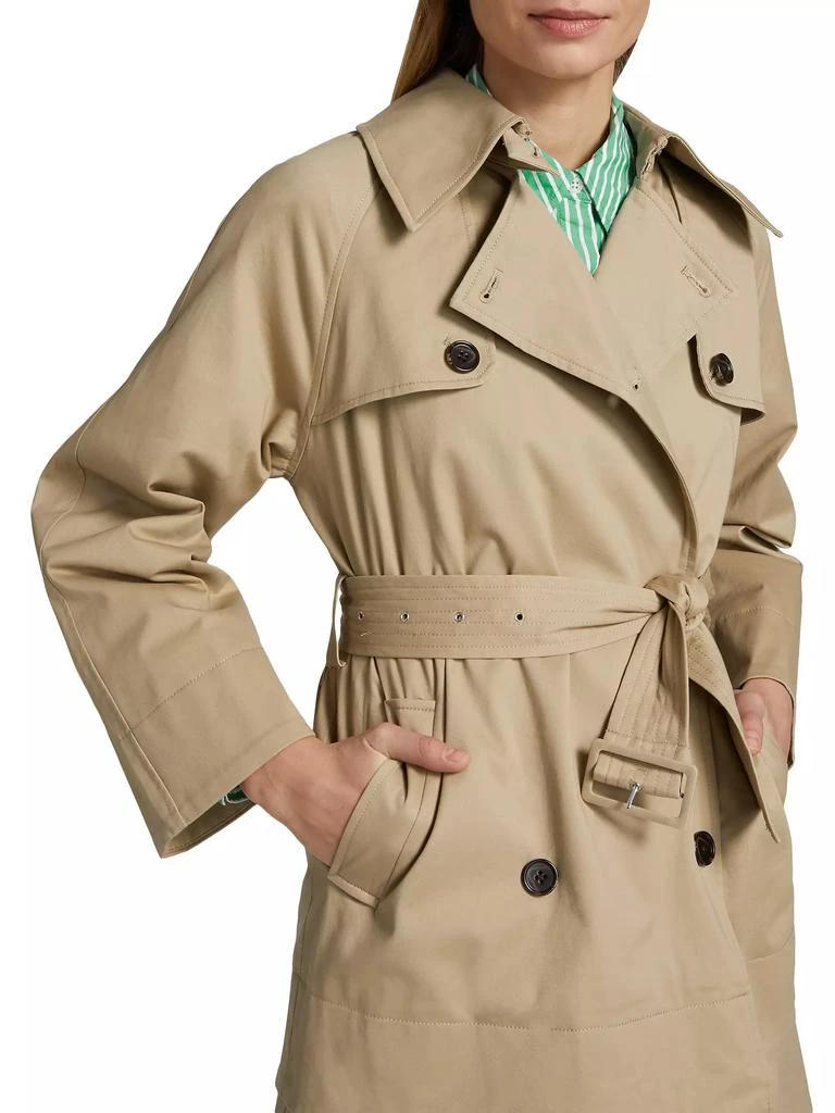 Rails Lucien Cotton Gabardine Belted Trench Jacket 6