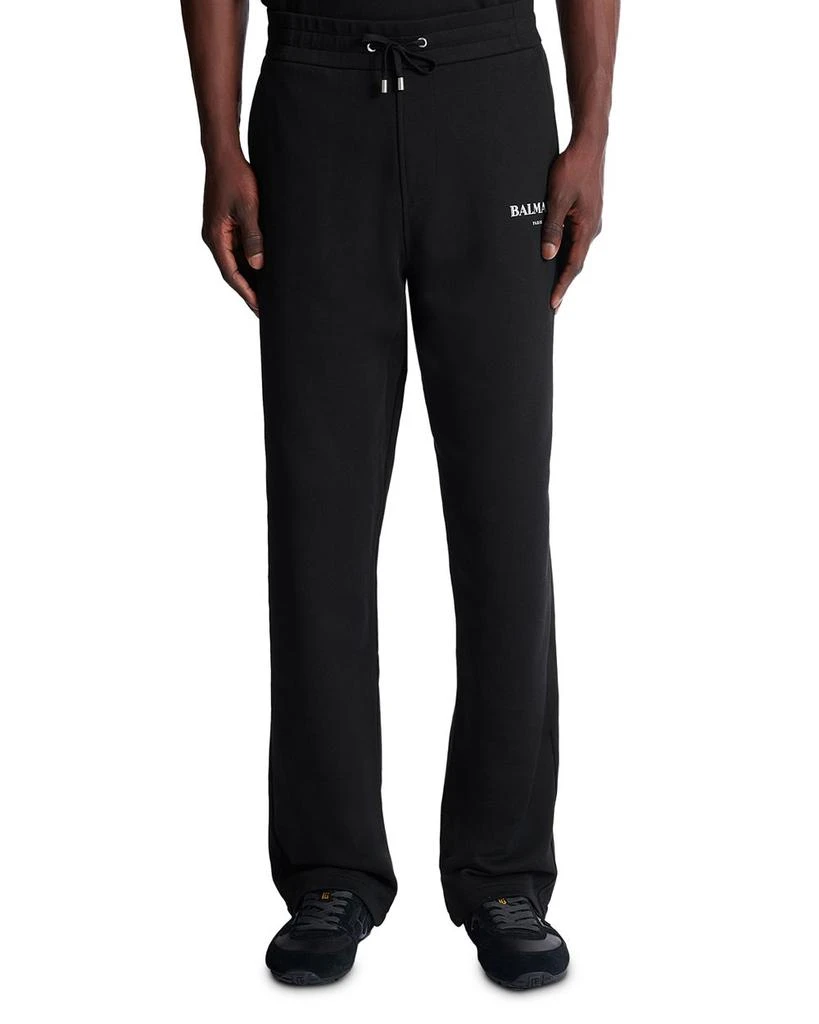 Balmain Drawstring Logo Sweatpants 1