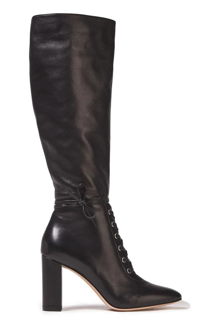 Gianvito Rossi Melissa 85 lace-up leather knee boots 1