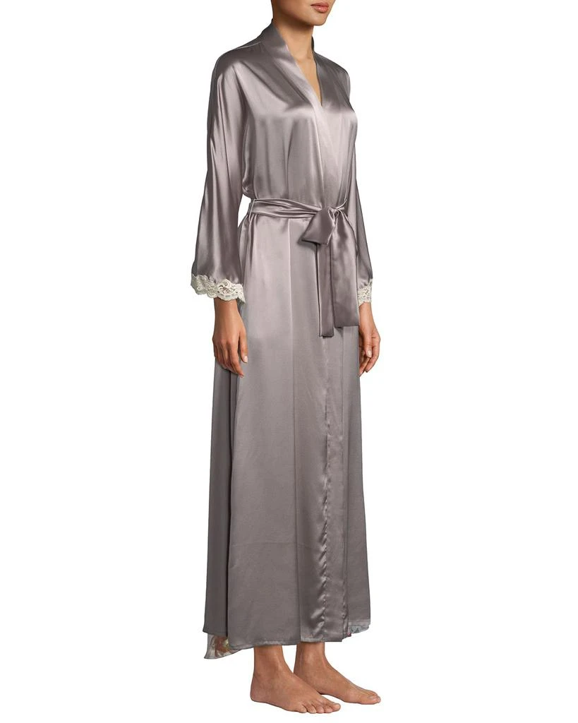 Christine Lingerie Bijoux Long Silk Robe 3