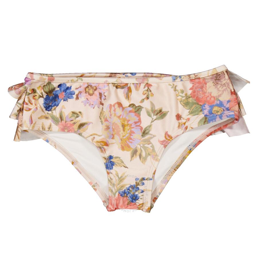 Zimmermann Girls August Floral Bikini Bottoms