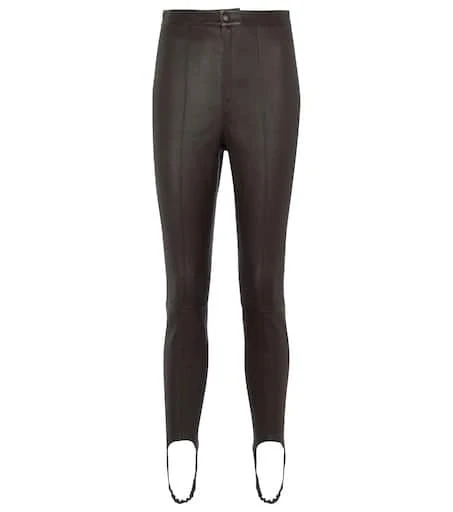 Zeynep Arçay Leather leggings 1