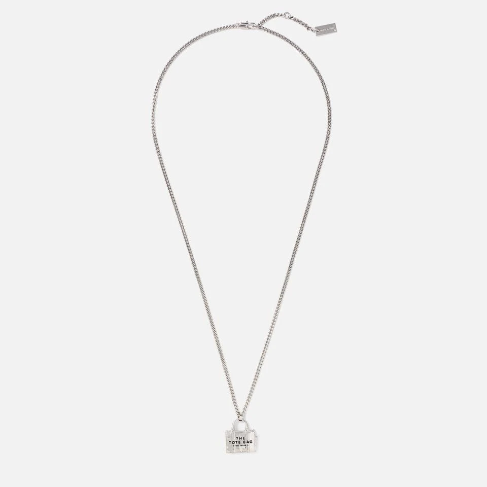 Marc Jacobs Marc Jacobs Silver-Plated Tote Bag Pendant Necklace 3