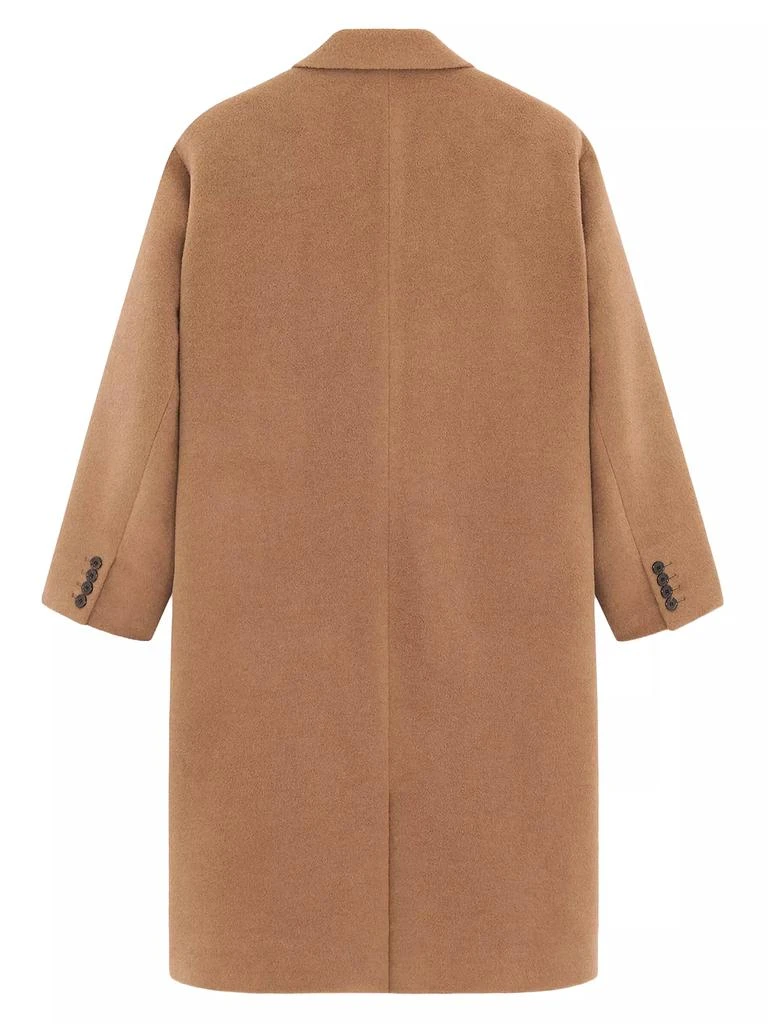 Yves Saint Laurent Oversized Coat in Wool 3