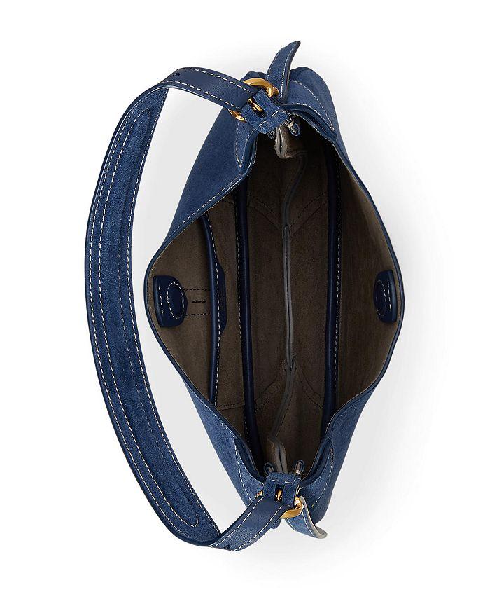 Ralph Lauren Polo ID Suede Small Shoulder Bag