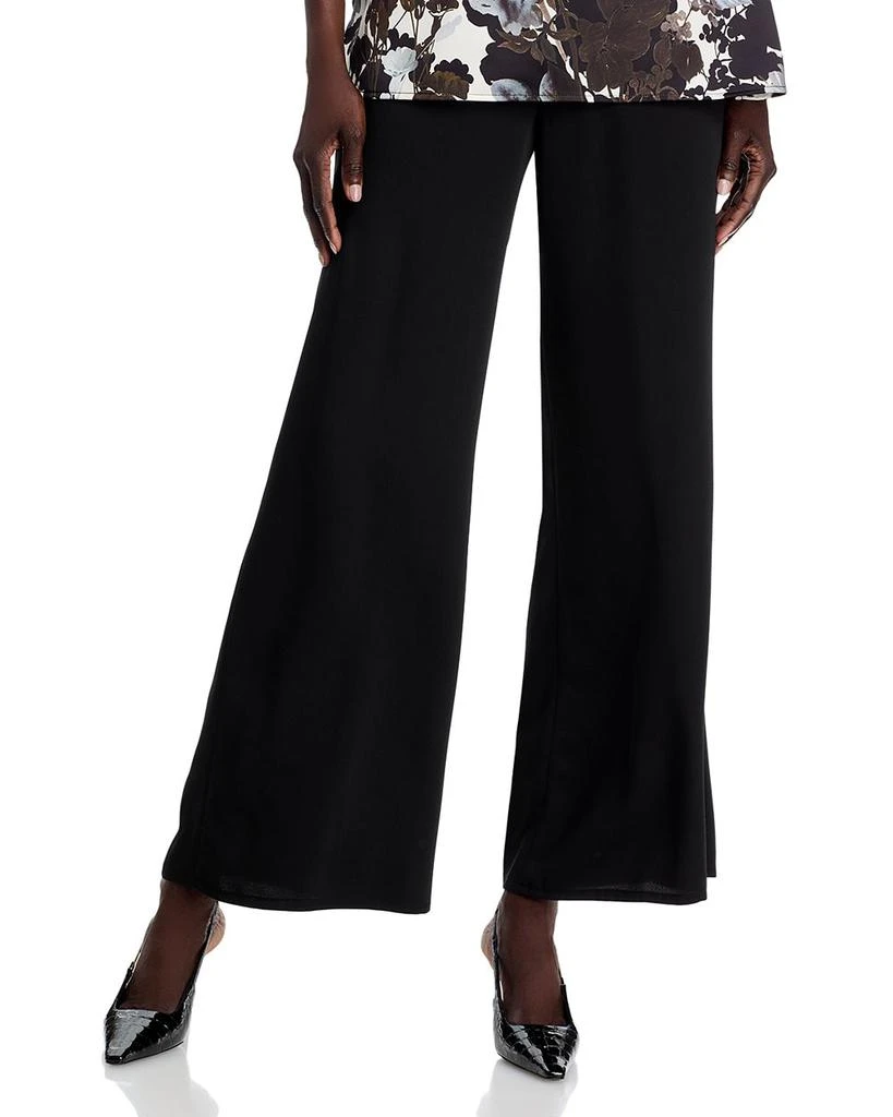 Caroline Rose Crepe Wide Leg Pants 1