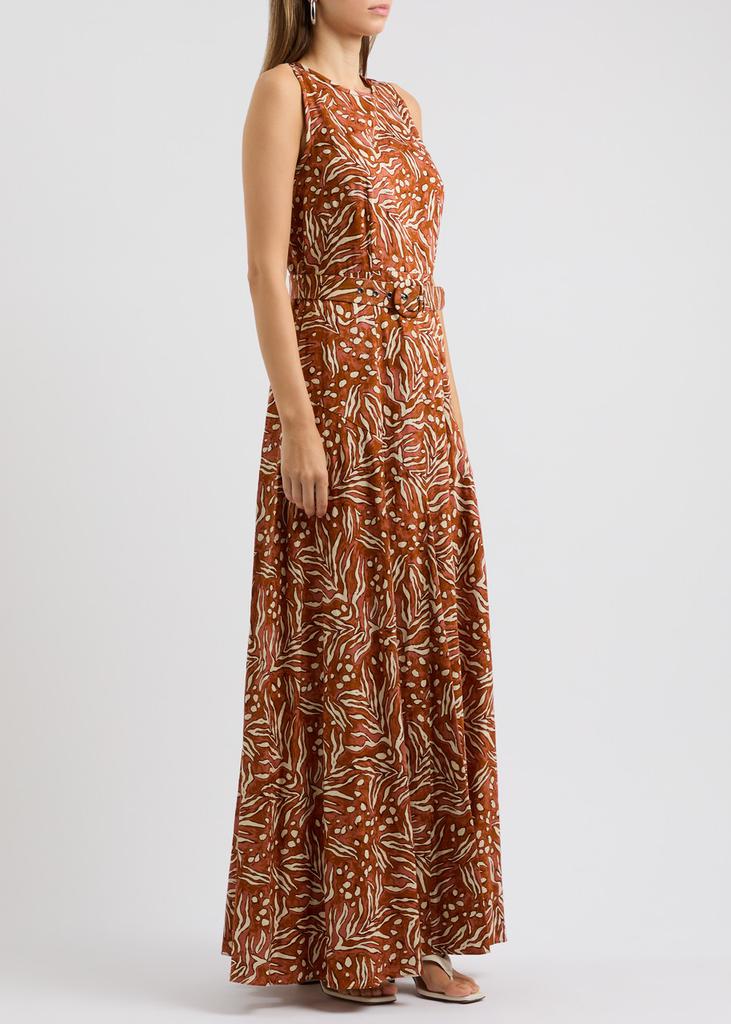 DVF ワンピース Elliot belted maxi dress DIANE VON FURSTENBERG Elliot Belted Maxi Dress | endource