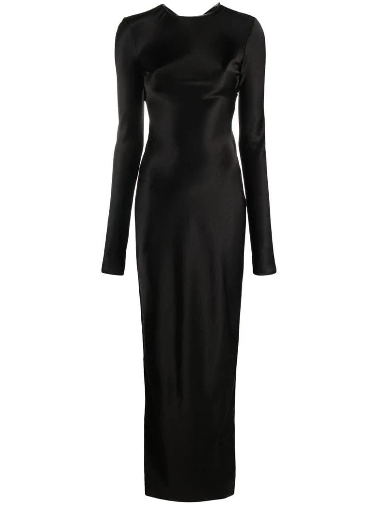 032c 032C Satin long dress 1