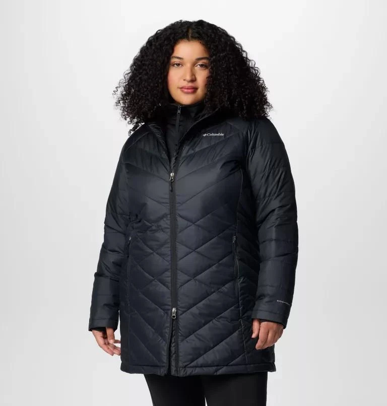 Columbia Columbia Women's Heavenly  Long Hooded Jacket - Plus Size- 1
