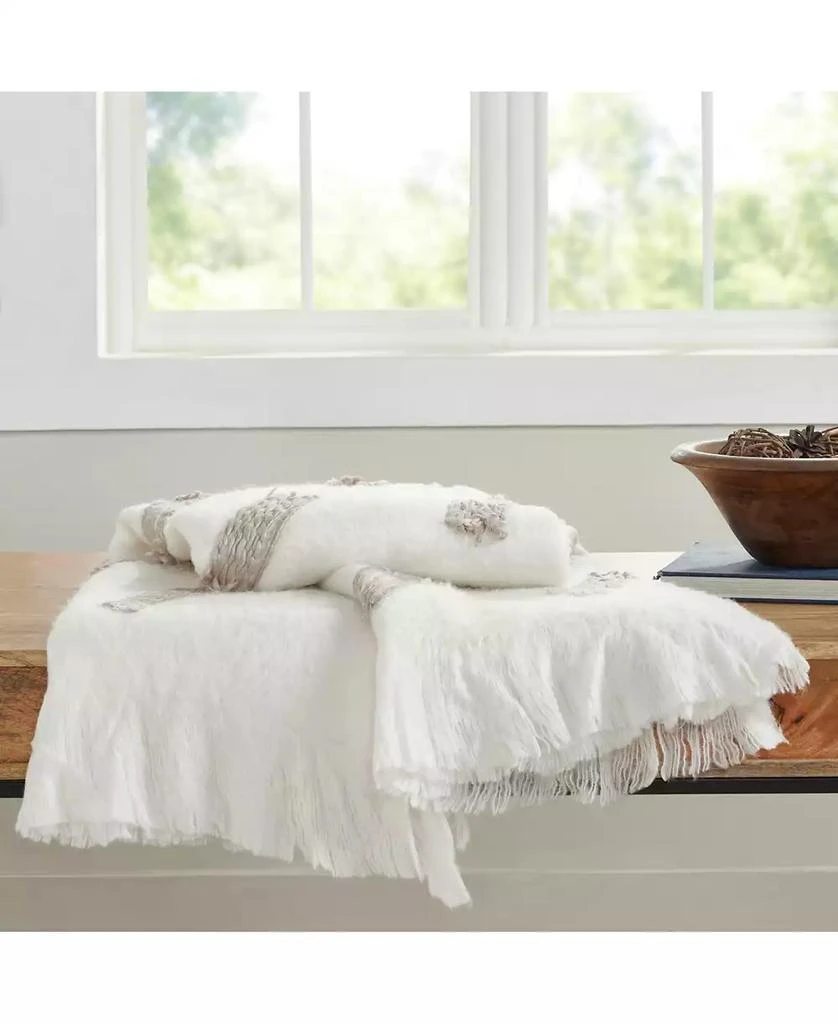 IHI Home Lux Mohair Throw Blanket I 50" x 70" 3