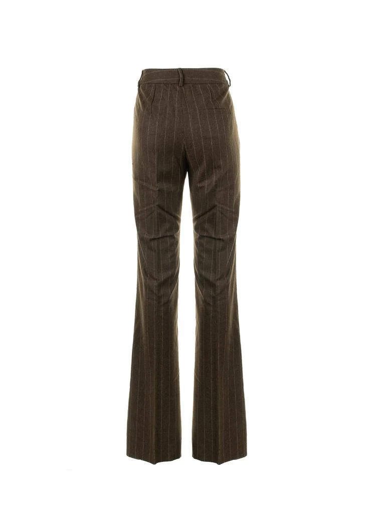 Marella Womens High-waisted Pinstripe Trousers 2