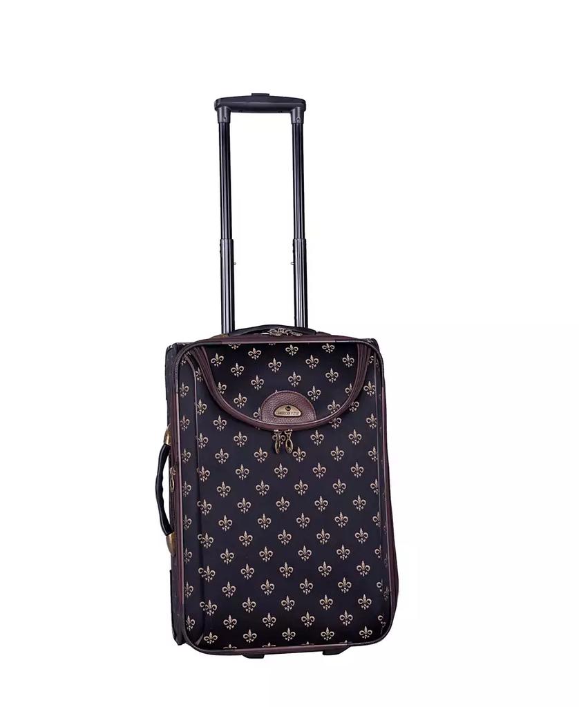 American Flyer Fleur De Lis 4 Piece Luggage Set