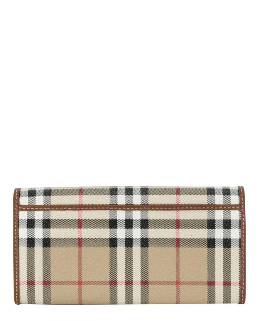 Burberry Checked Calfskin Leather Wallet With Gold-Tone Hardware 2
