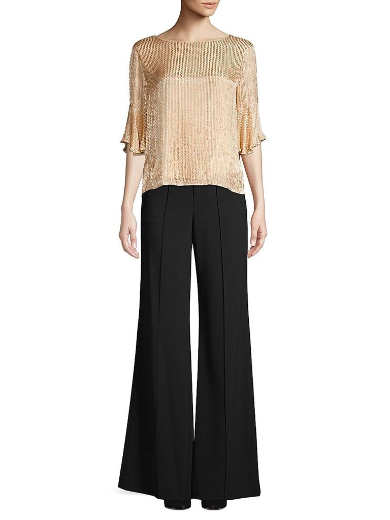 Alice + Olivia Dylan High-Waist Wide-Leg Pants 2