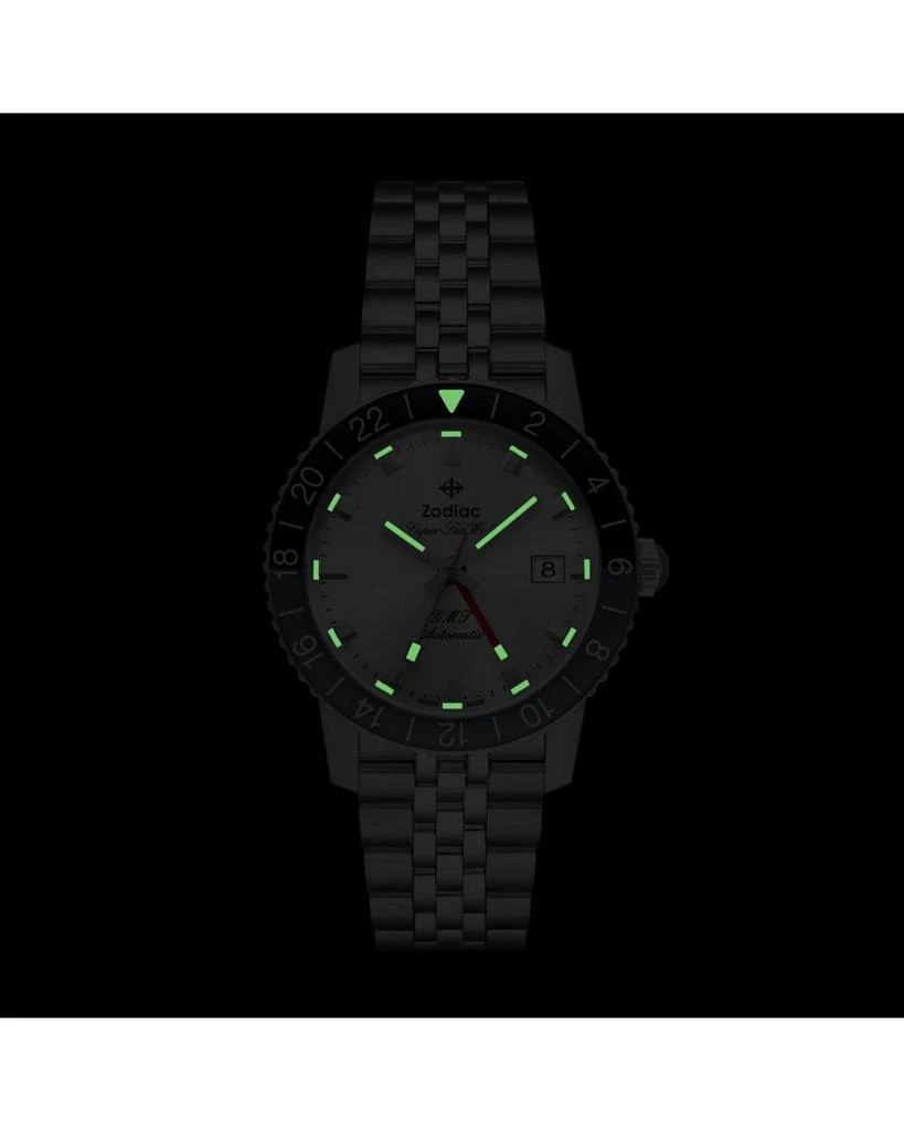 ZODIAC GMT Automatic Stainless Steel Watch, 40mm 6