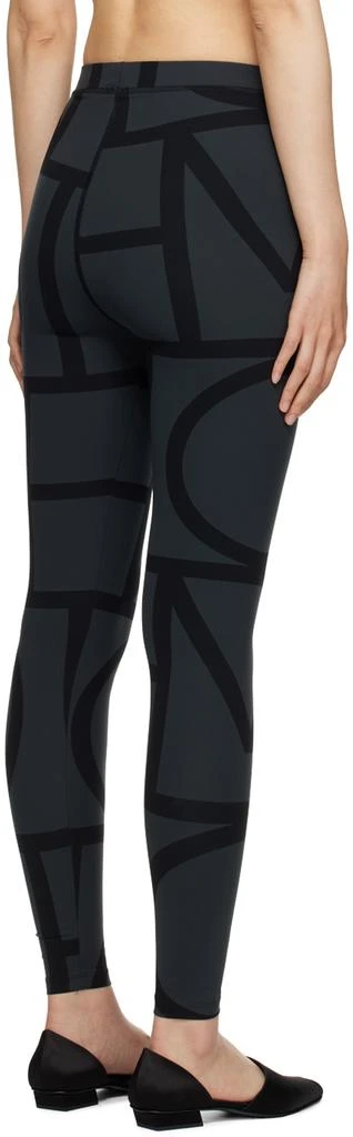 Totême Black Monogram Leggings 3