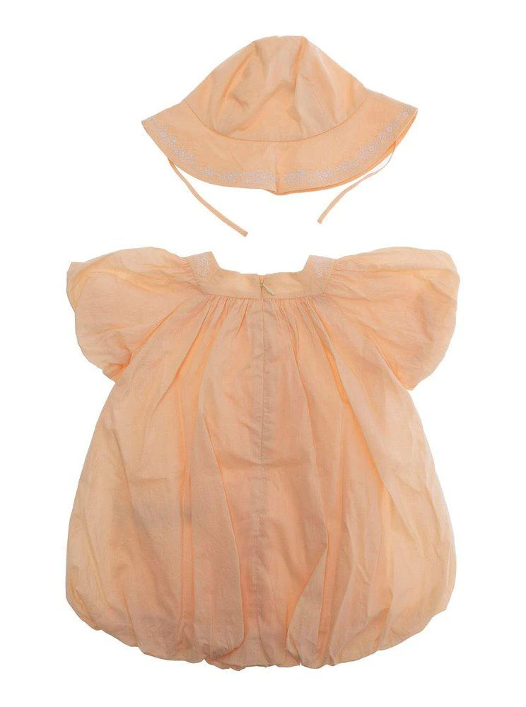 Chloé Chloé Kids Embroidered Dress And Hat Set