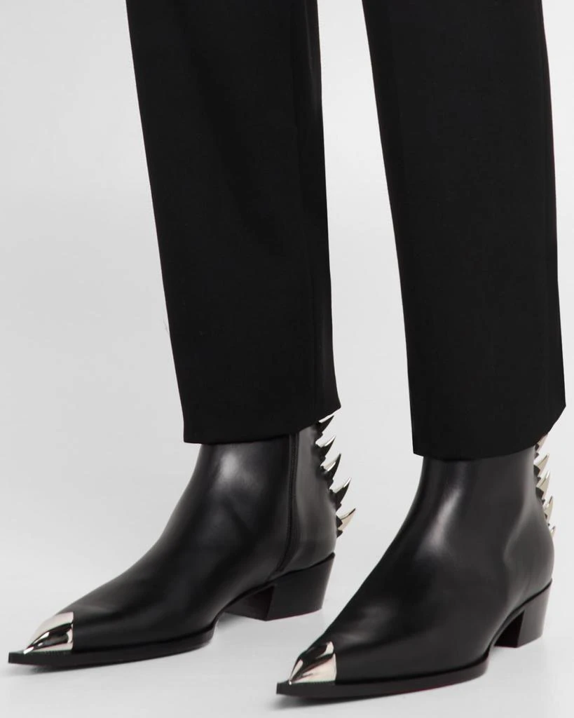 Lou Boutin Men’s Black Leather Ankle Boots with Buckle size 42 Oxybootie College - Boots - Calf leather - Black - Men  main image 4
