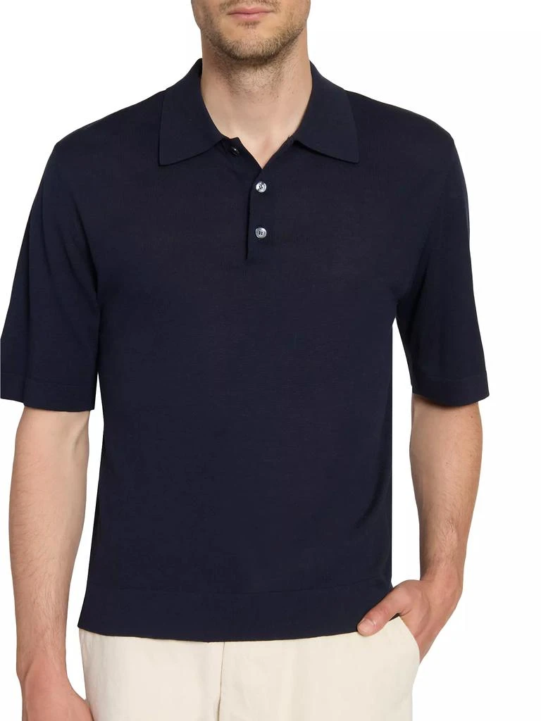 Officine Générale Brutus Short-Sleeve Polo Shirt 6