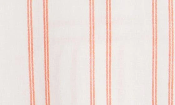 Madewell Stripe Pleat Sleeve Oversize Linen 
Cotton Button-Up Shirt 7