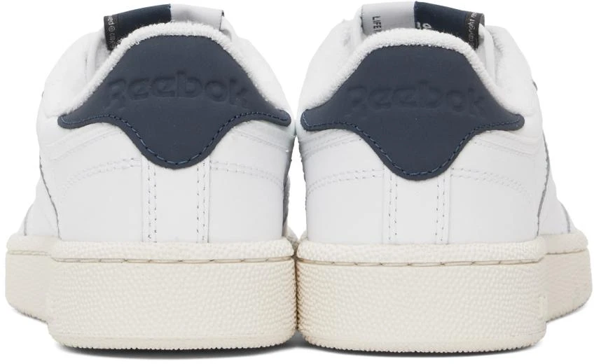 Reebok White & Gray Club C 85 Sneakers 2