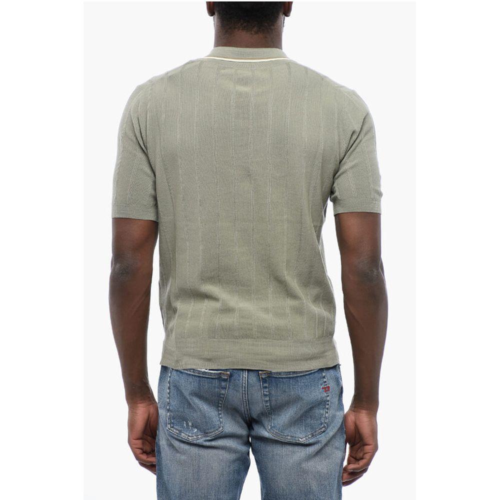ALTEA Ribbed Knit Men's Polo