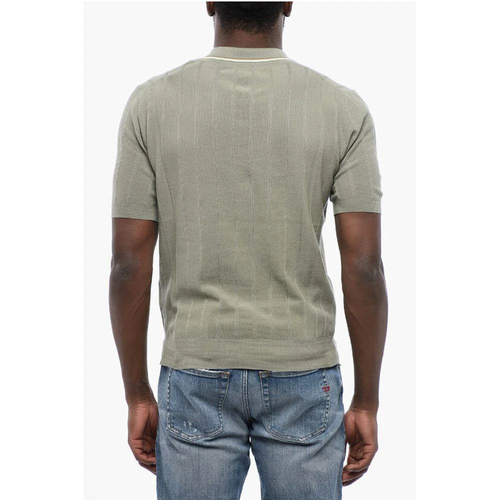 ALTEA Ribbed Knit Men's Polo 2