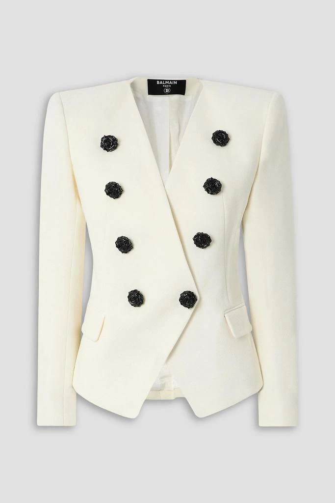 Balmain Embellished wool blazer 1