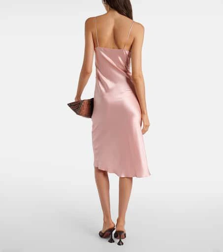 Rodarte Ruched silk crêpe midi dress 3
