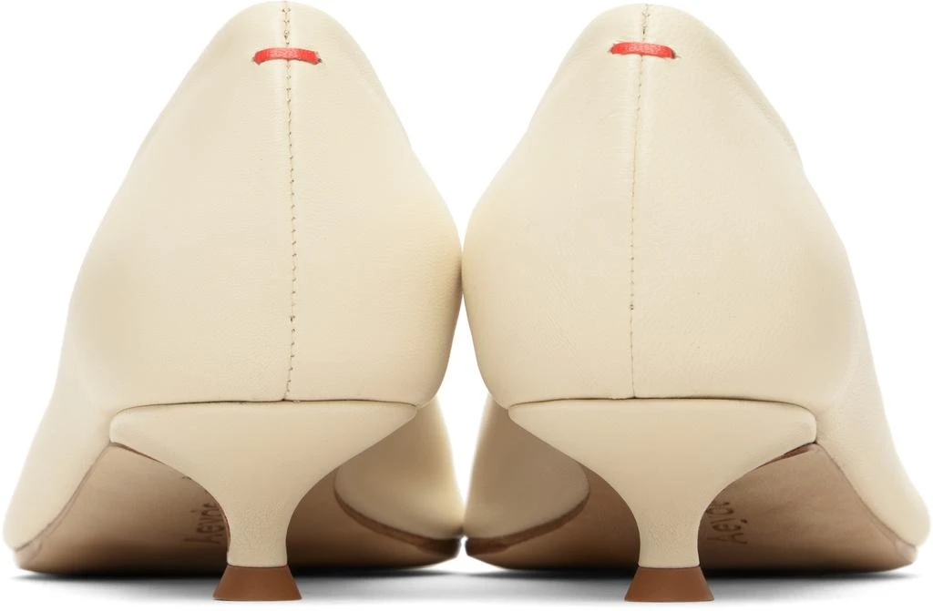 AEYDE Off-White Cari Heels 2