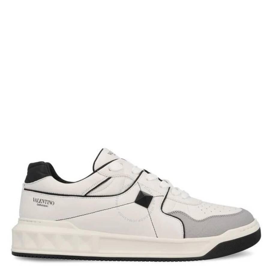 Valentino One Stud Nappa Low-Top Sneakers