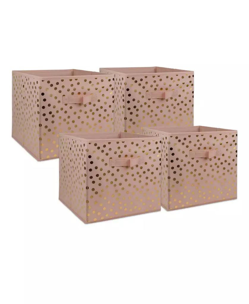 Design Imports Non-woven Polyester Cube Dots Millennial Square Set of 4