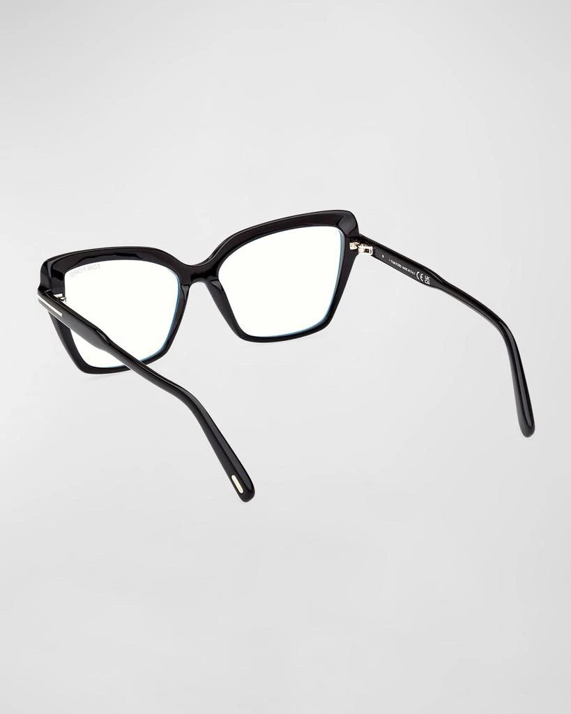 Tom Ford Blue Light Blocking Acetate Cat-Eye Glasses 2