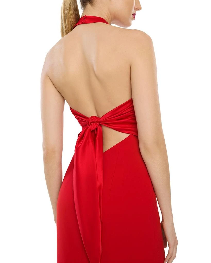 Likely Francessca Halter Neck Open Back Gown 4