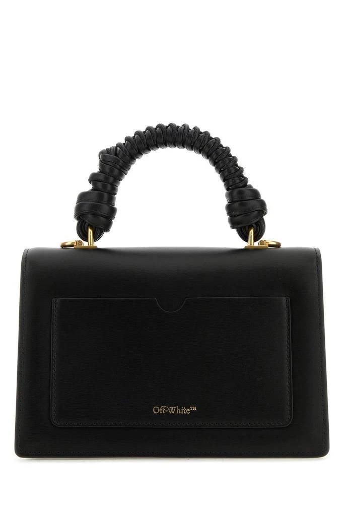 Off-White Black leather Jitney 2.8 handbag 2