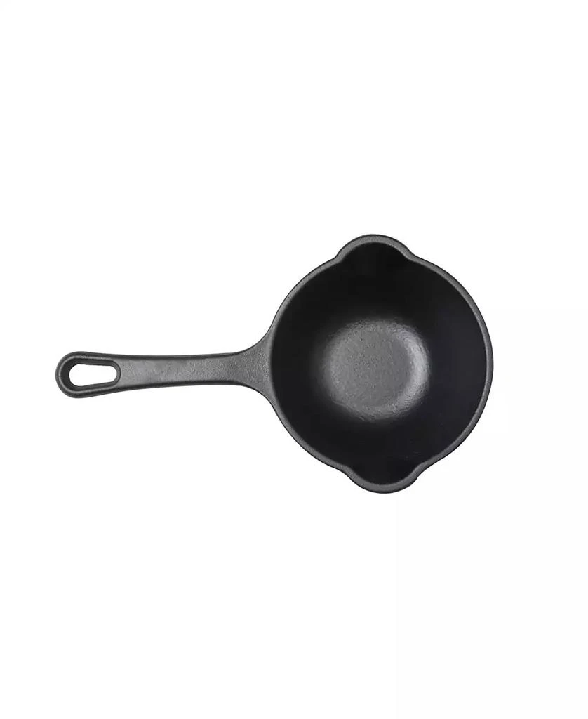 Victoria Cast Iron Sauce Pan. 0.45qt Sauce Pot Seasoned 2