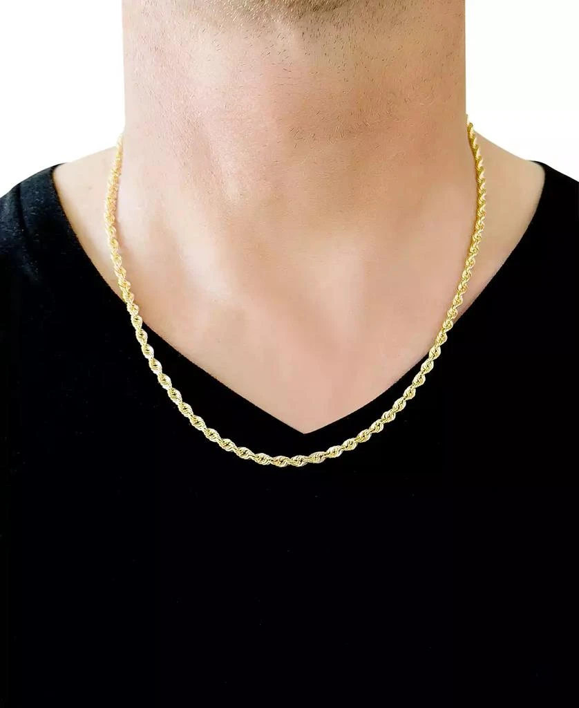 Macy
s Sparkle Rope 20" Chain Necklace (3mm) in 14k Gold 3